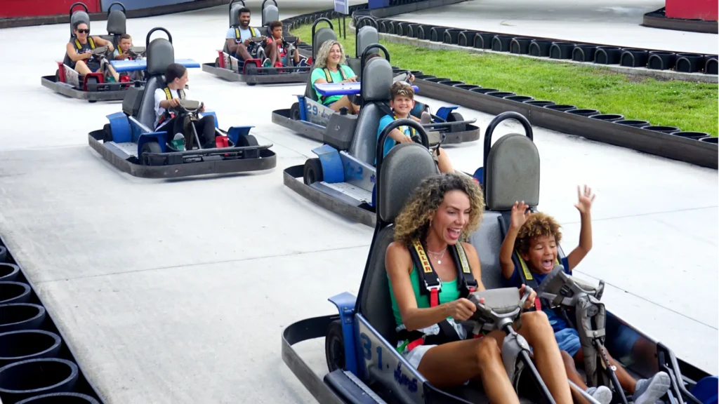 go karts at Boomers Boca Raton