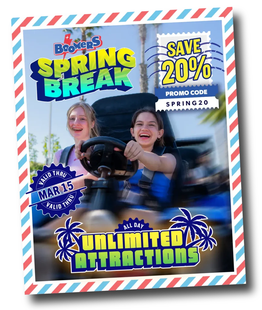 Spring Break Sale at Boomers