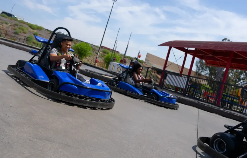 Go kart racing at Boomres Park LA