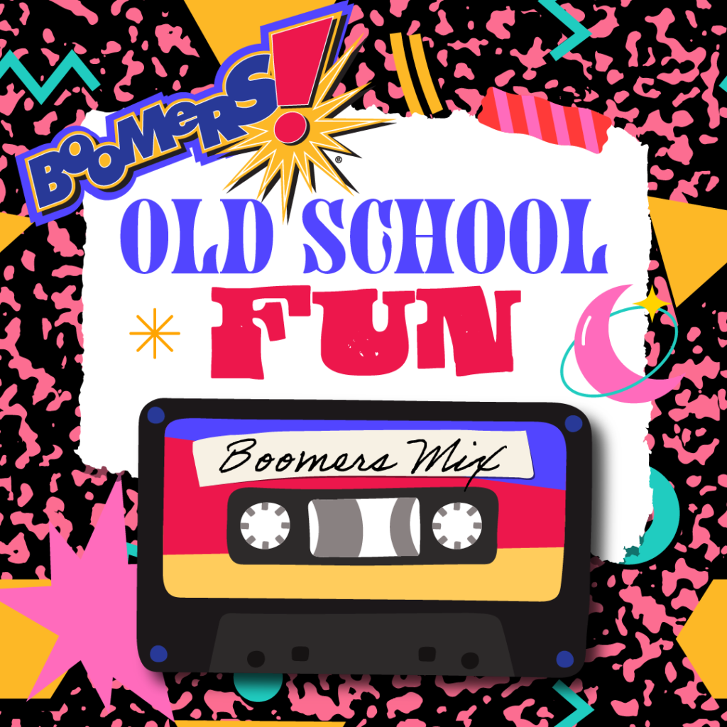Retro design that says Old School Fun