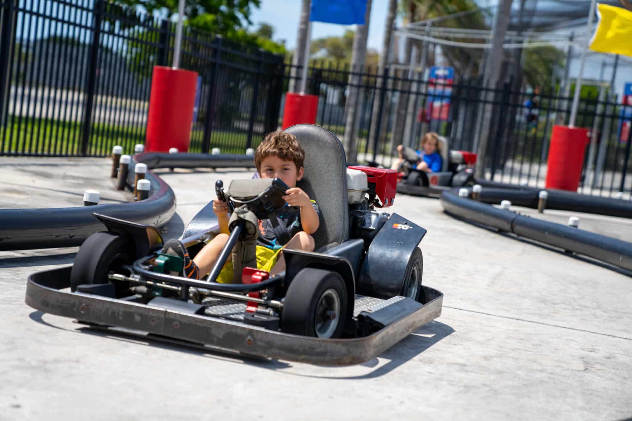 Lil Thunder Kids Go Karts at Boomers Boca Raton