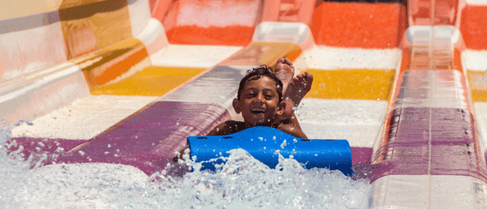 Big Kahuna's Destin Boy on Mat Slide