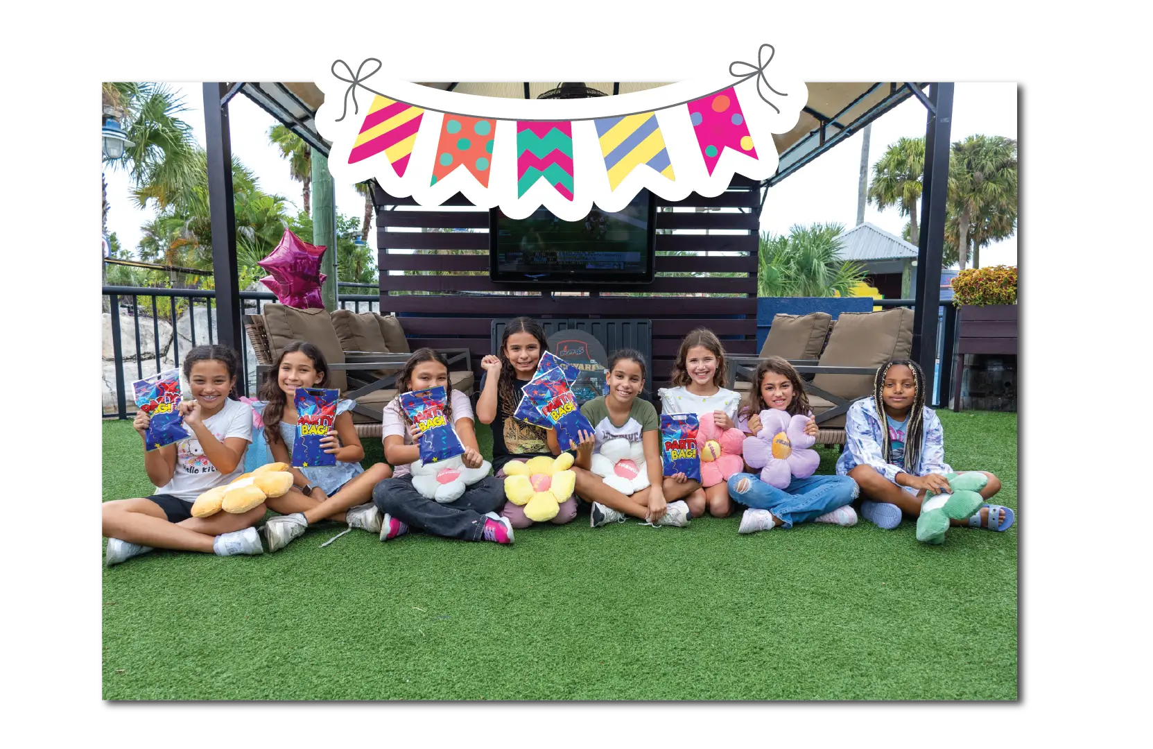 Birthday Party celebration at Boomers Parks