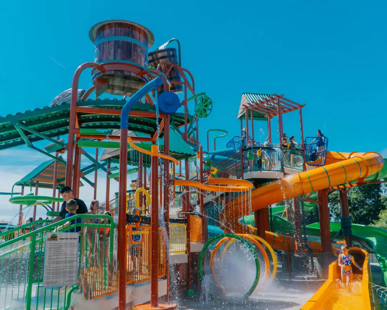 Sequoia Springs water playground at Boomers Visalia