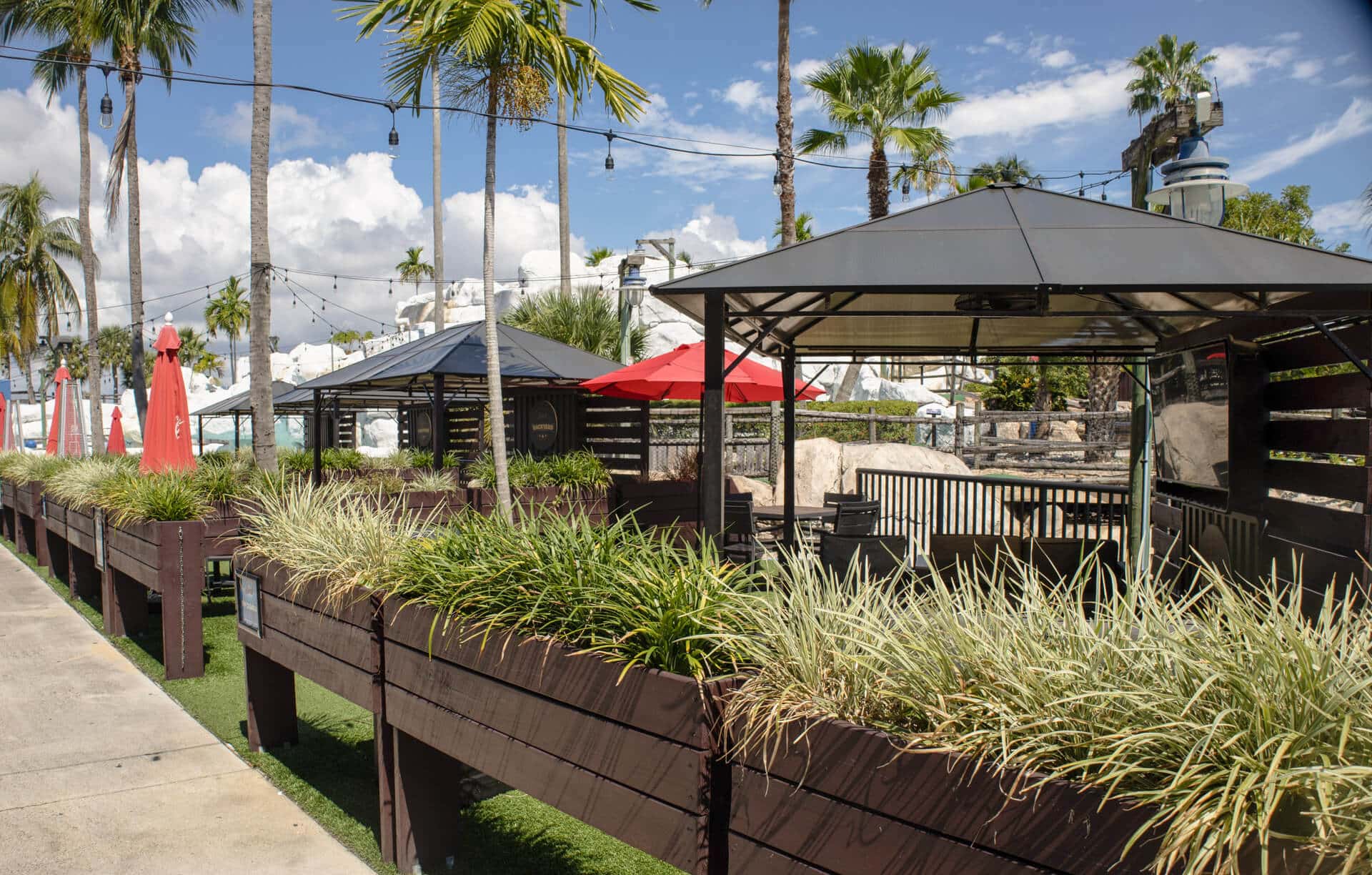 Event Spaces - cabanas at Boomers Boca