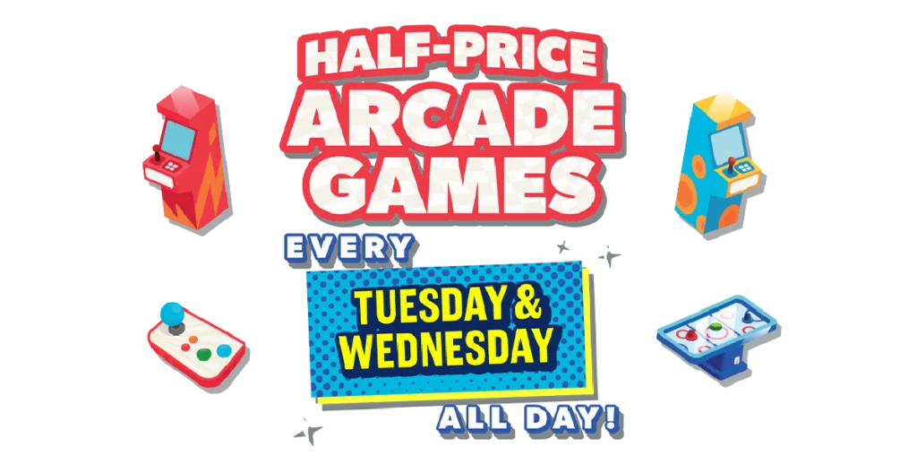 Boomers Promo_ Half price arcade game specials