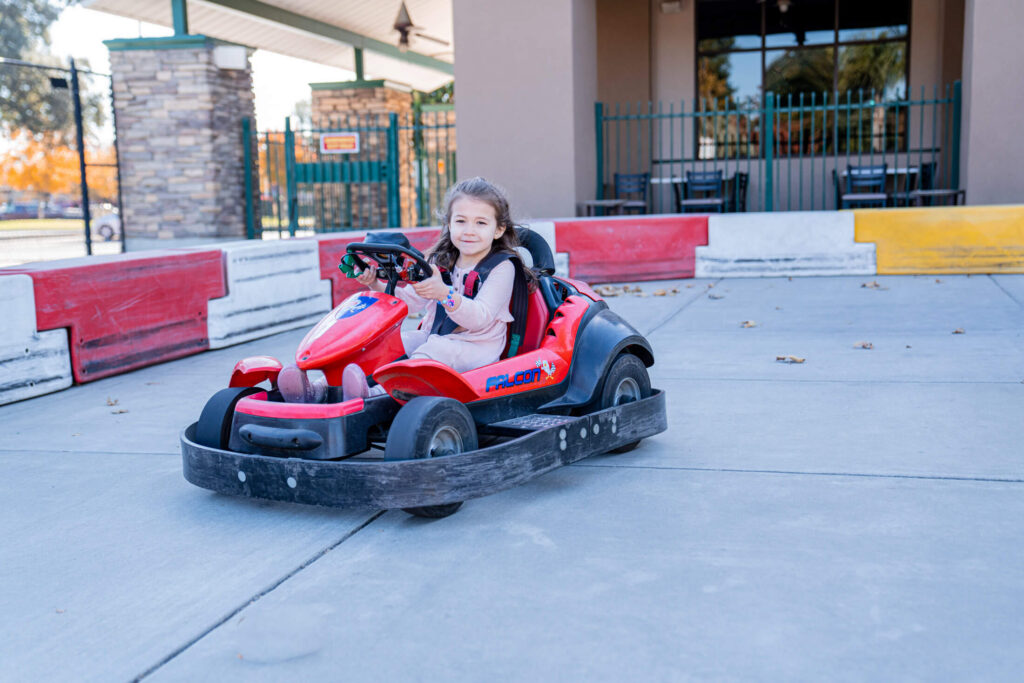 Rookie karts at Boomers Visalia